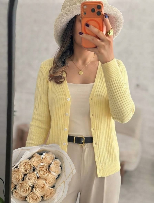 ژاکت بافت وارداتی کاردیگن بافت زنانه دخترانه خارجی