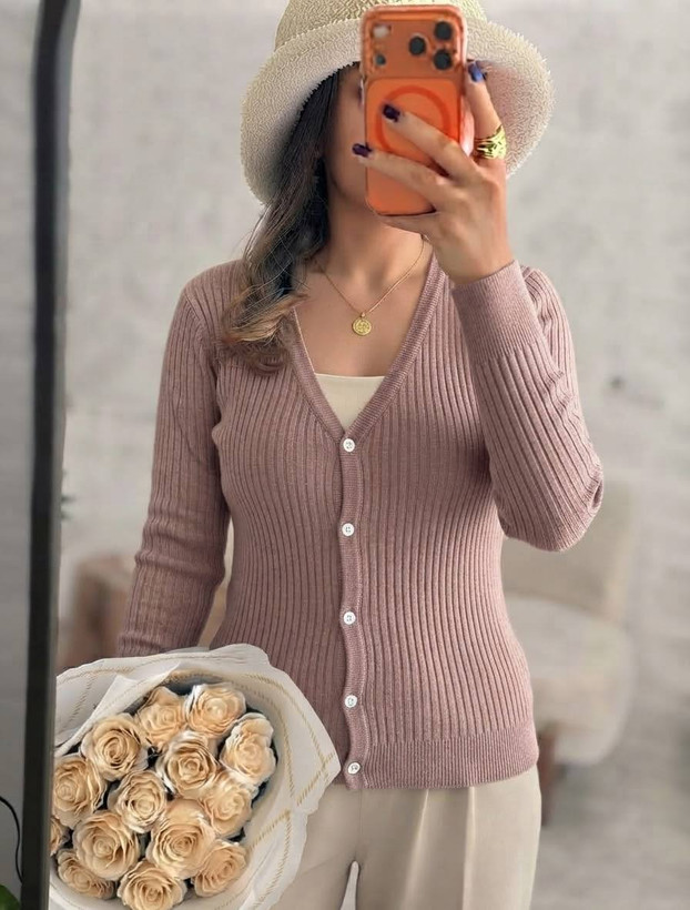 ژاکت بافت وارداتی کاردیگن بافت زنانه دخترانه خارجی
