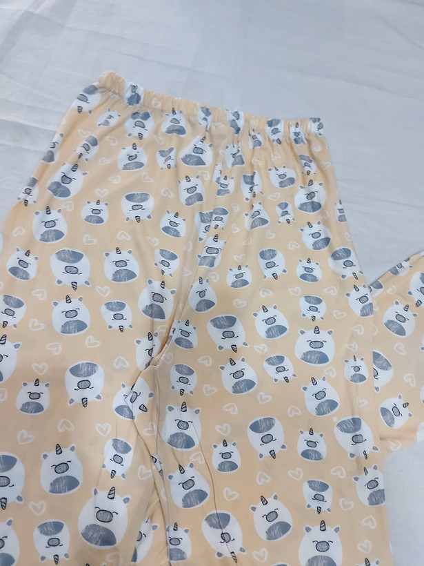 ست بلوز شلوار راحتی زنانه دخترانه نخ پنبه